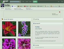 Tablet Screenshot of fossilips.deviantart.com