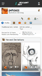 Mobile Screenshot of pehzazz.deviantart.com