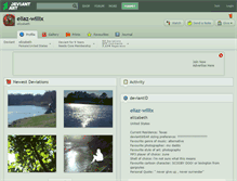 Tablet Screenshot of eliaz-willix.deviantart.com