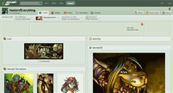 Desktop Screenshot of masterofeverything.deviantart.com