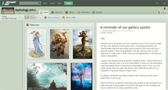 Desktop Screenshot of mythology-art.deviantart.com