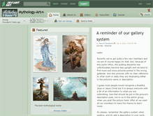 Tablet Screenshot of mythology-art.deviantart.com