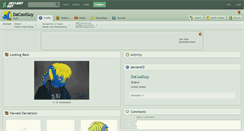 Desktop Screenshot of dacoolguy.deviantart.com