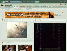 Tablet Screenshot of amaya425.deviantart.com