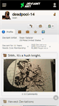 Mobile Screenshot of deadpool-14.deviantart.com
