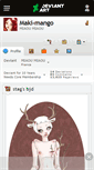 Mobile Screenshot of maki-mango.deviantart.com