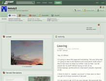 Tablet Screenshot of melody5.deviantart.com