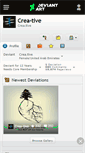 Mobile Screenshot of crea-tive.deviantart.com