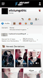 Mobile Screenshot of elixiumgothic.deviantart.com
