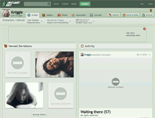 Tablet Screenshot of kniggie.deviantart.com