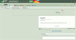 Desktop Screenshot of hidan.deviantart.com