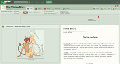 Desktop Screenshot of ninethousandones.deviantart.com