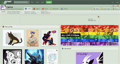 Desktop Screenshot of clarice.deviantart.com