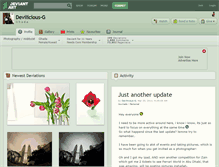 Tablet Screenshot of devilicious-g.deviantart.com