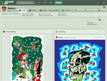Tablet Screenshot of peterlc.deviantart.com