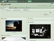 Tablet Screenshot of input-output.deviantart.com
