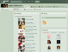 Tablet Screenshot of lupin-x-tonks-luv.deviantart.com