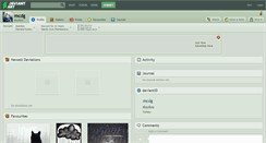 Desktop Screenshot of mcdg.deviantart.com