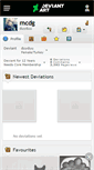Mobile Screenshot of mcdg.deviantart.com