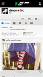 Mobile Screenshot of dance-a-lot.deviantart.com