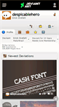 Mobile Screenshot of despicablehero.deviantart.com