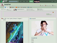 Tablet Screenshot of loonyfred.deviantart.com