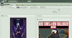 Desktop Screenshot of mulcimber.deviantart.com
