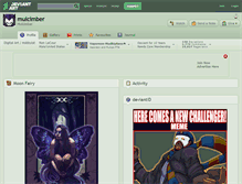 Tablet Screenshot of mulcimber.deviantart.com