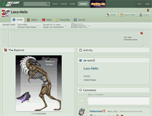 Tablet Screenshot of loco-helix.deviantart.com