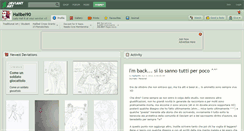Desktop Screenshot of halibel90.deviantart.com