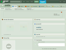 Tablet Screenshot of anakitty.deviantart.com