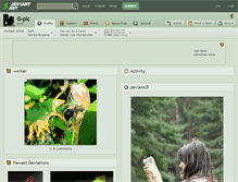 Tablet Screenshot of g-pic.deviantart.com