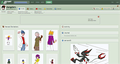 Desktop Screenshot of mangaters.deviantart.com