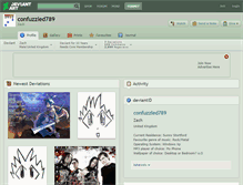 Tablet Screenshot of confuzzled789.deviantart.com