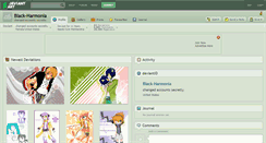 Desktop Screenshot of black-harmonia.deviantart.com