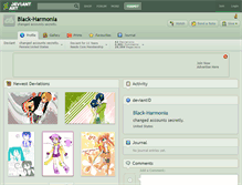 Tablet Screenshot of black-harmonia.deviantart.com