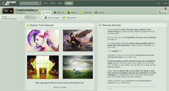 Desktop Screenshot of creativegallery.deviantart.com