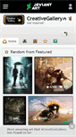 Mobile Screenshot of creativegallery.deviantart.com