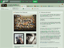 Tablet Screenshot of creativegallery.deviantart.com