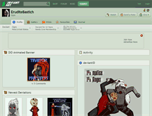 Tablet Screenshot of eruditebastich.deviantart.com