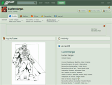 Tablet Screenshot of lucienvargas.deviantart.com