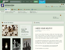 Tablet Screenshot of animecowboy.deviantart.com