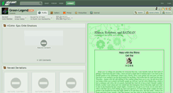 Desktop Screenshot of green-legend.deviantart.com