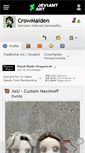 Mobile Screenshot of crowmaiden.deviantart.com