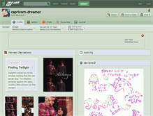 Tablet Screenshot of capricorn-dreamer.deviantart.com