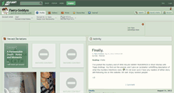 Desktop Screenshot of faery-goddyss.deviantart.com