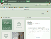 Tablet Screenshot of faery-goddyss.deviantart.com
