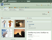 Tablet Screenshot of kurisutams.deviantart.com