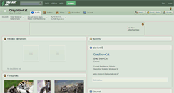 Desktop Screenshot of greysnowcat.deviantart.com