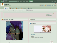 Tablet Screenshot of exploss.deviantart.com